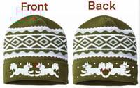 Image 3 of Winter Wolves Beanie | Front & Back Print!