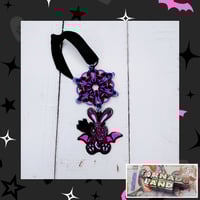 Bat-Bunny Snowflake Ornament