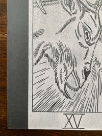 Image 3 of 'The Devil' Blockprint