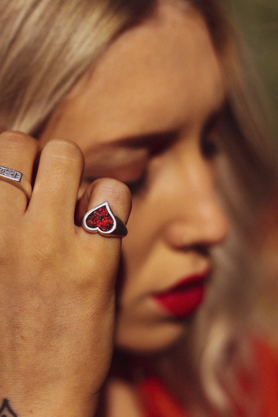 Ottega opal clearance heart ring