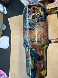 40oz tyedie galacy western 