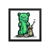 Image 3 of Framed Gummybear SNART photo paper poster