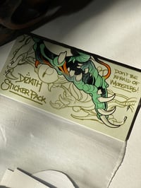 Image 4 of Death glitter sticker pack 