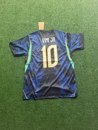 Image 2 of     Brazil national football team Black Panther Edition Jersey – Vini Jr #10