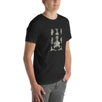 Image 6 of Antique Anatomical Illustration Foot, Pelvis, Knee Bones Unisex t-shirt