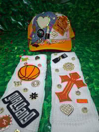 Image 1 of Orange and white set