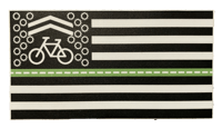 Thin Green Lane Sticker