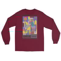 Image 3 of LOVEDCGOGO "ART DECO" Men’s Long Sleeve Shirt (see color options)