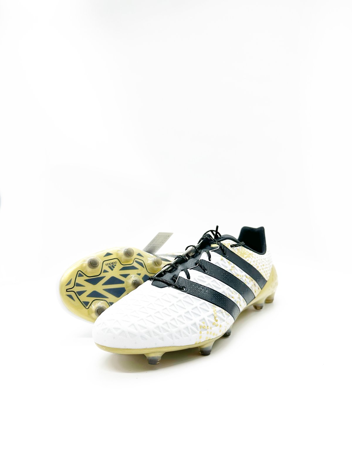 Adidas ace white and gold best sale