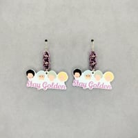 'Stay Golden' Golden Girls Earrings