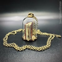 Image of Book Glass Dome Necklace