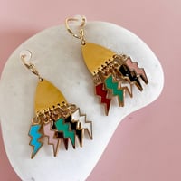Image 4 of Bunch of Enamel Lightning Bolts!