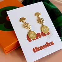 Image 4 of Daisy Circle Drops - Fine Thanks