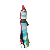 Image 3 of Upcycled Two-Piece Set: Knit & Leather Fusion – One of a Kind