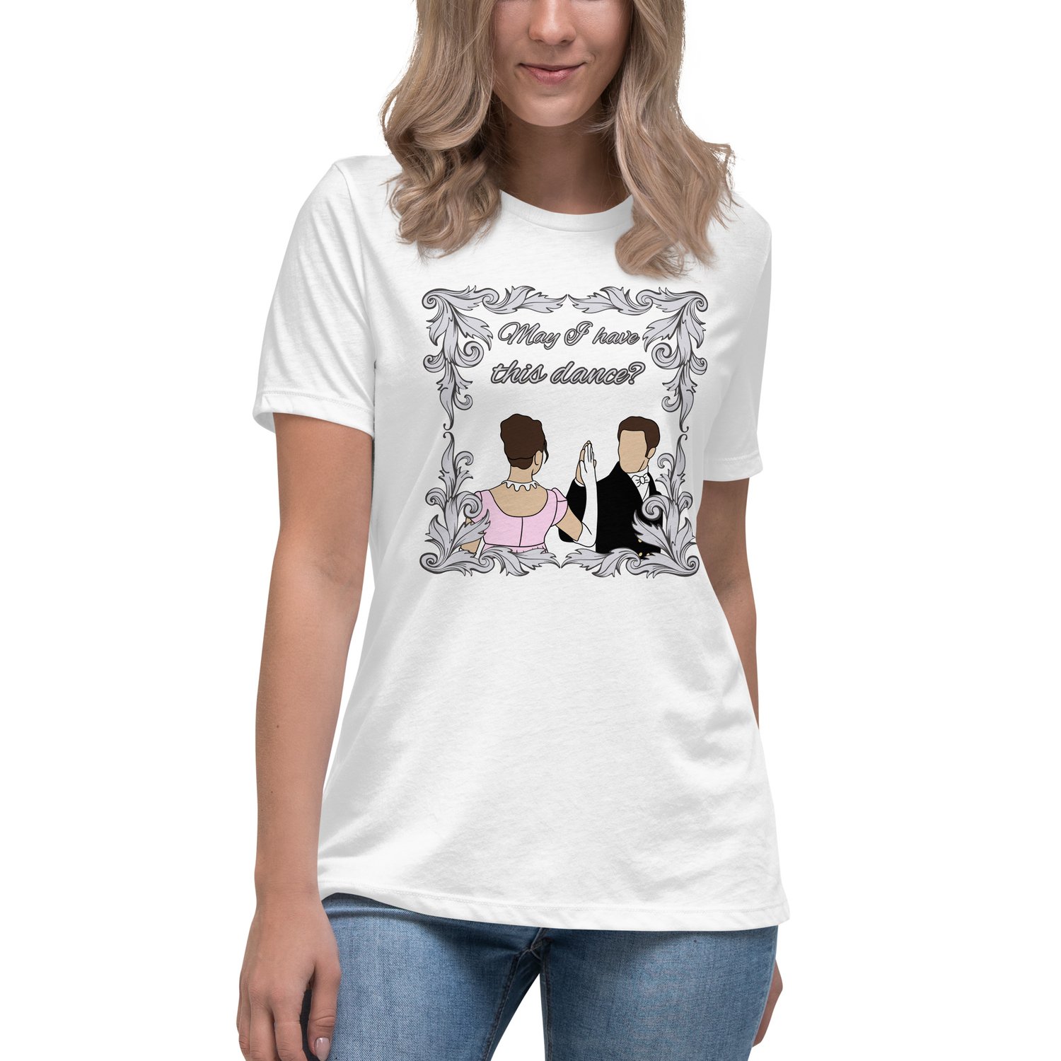 Image of Women's Relaxed T-Shirt dance bridgerton inspired 