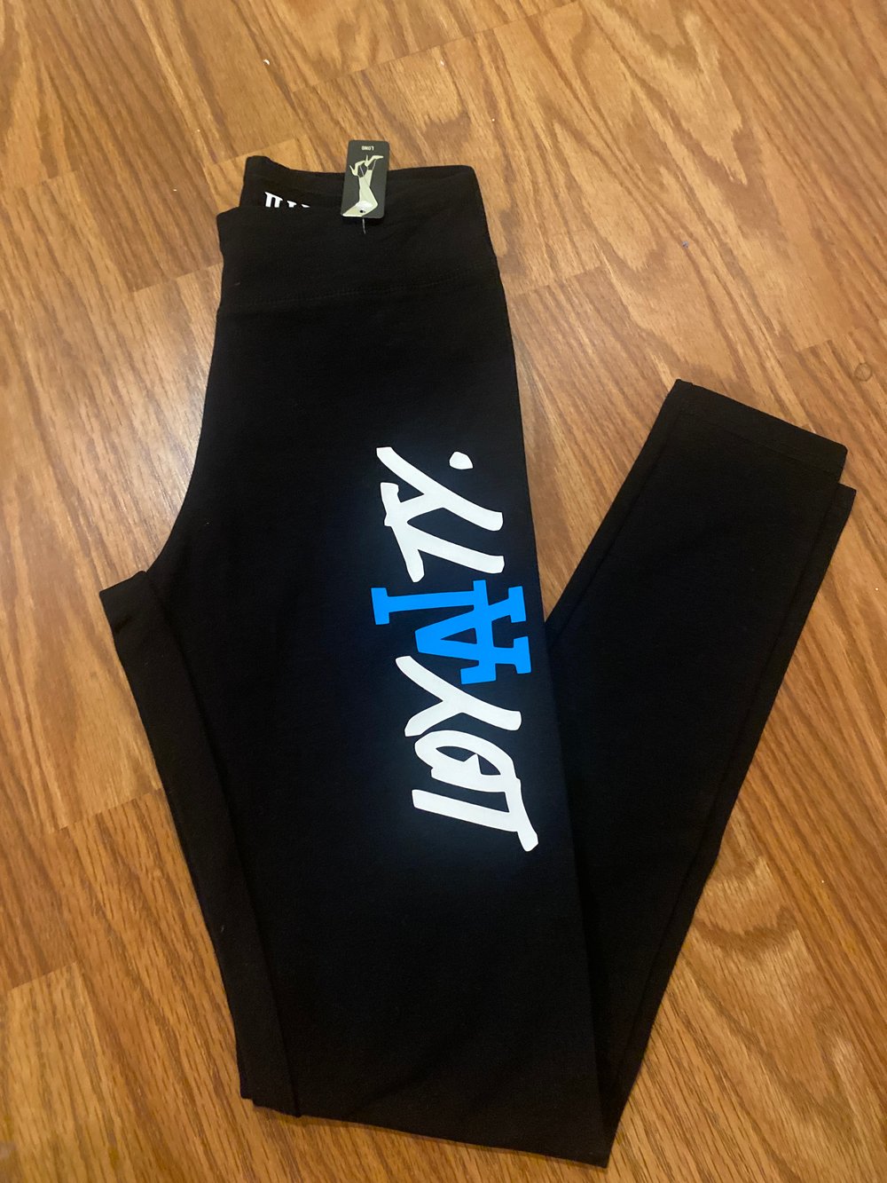 Image of Black white and turquoise 