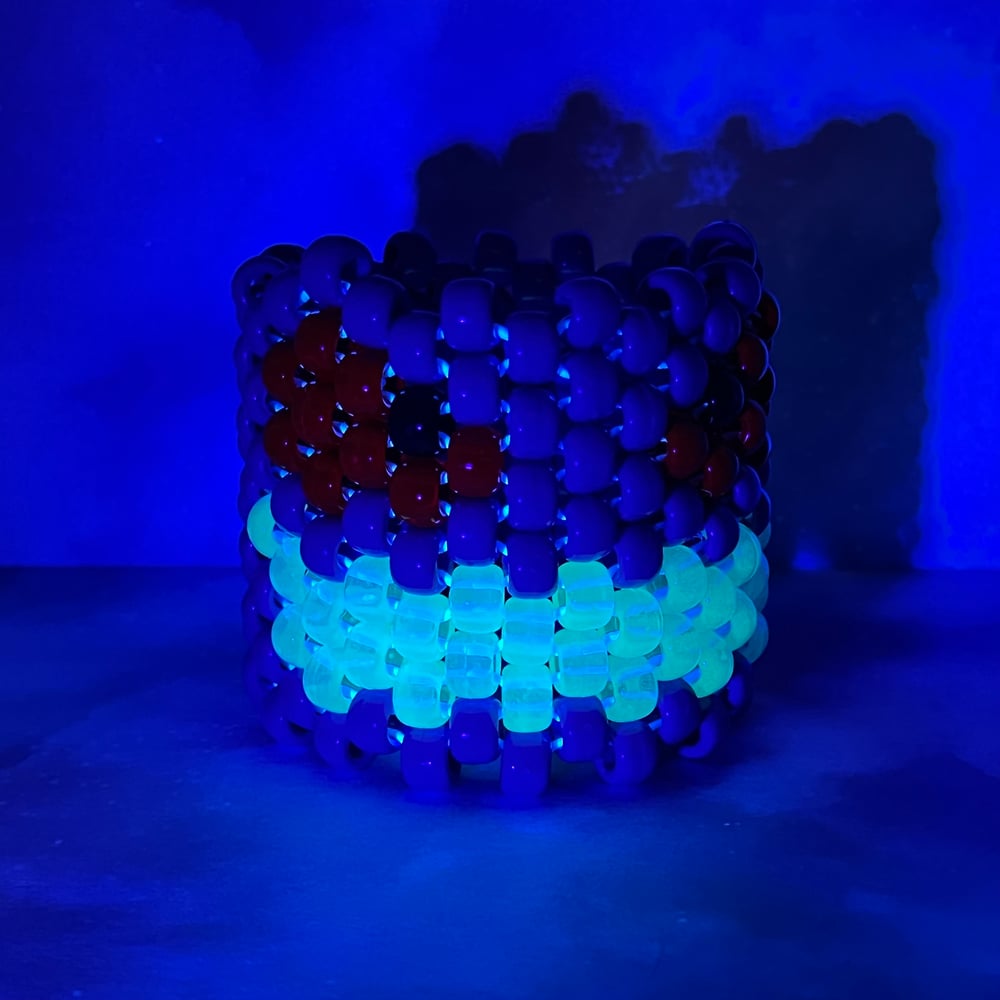 Image of GITD Gengar Pokémon Kandi Cuff