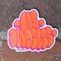 LA THROWUP’ ORANGE (STICKER)