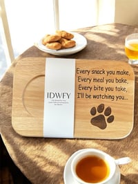 Image 2 of Paw Print Tea & Biscuit Board