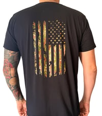 Image 2 of American Flag Drop Camo Shirt