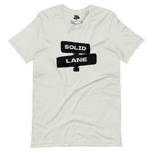 Image of Black Solid Lane Logo T-Shirt