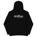 Image 3 of Por Vida frog Kids fleece hoodie