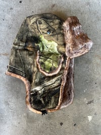 Image 6 of SASQUATCH OG REAL TREE FURRY TRAPPER HAT (L/XL)