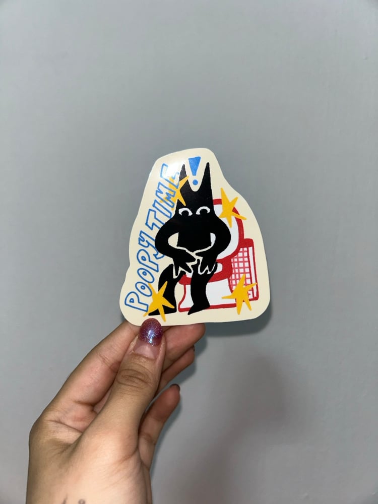 Poopy time! Sticker