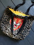 red tiger leopard print shoulder bag copy Image 3