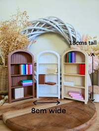 Image 4 of Arched mini bookshelf bookish display