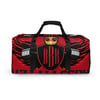 BOSSFITTED All Red and Black AOP Duffle bag