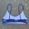 SCOOP LEXY TOP : BEACH BLUES X WHITE
