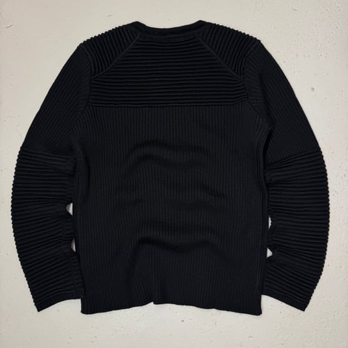 Image of 2000s Armani Jeans Ribbed Sweatshirt, Size medium