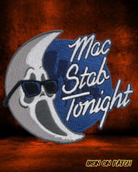 Mac Stab Tonight Iron on Patch