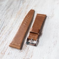 Image 1 of 22mm Caramel Calf Corfam Style