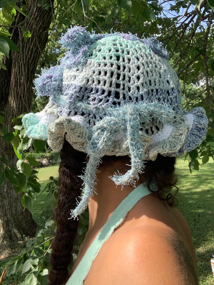 Image of ✧Frosted Ivy Mesh Hat