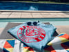 Mind Body & Sole Logo T-Shirt SKY BLUE/RED