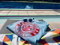 Mind Body & Sole Logo T-Shirt SKY BLUE/RED