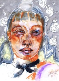 Image 1 of Original painting, Fragile, Markers on paper 25%off