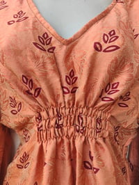 Image 3 of Bali Boho Mini dress / tunic peaches 