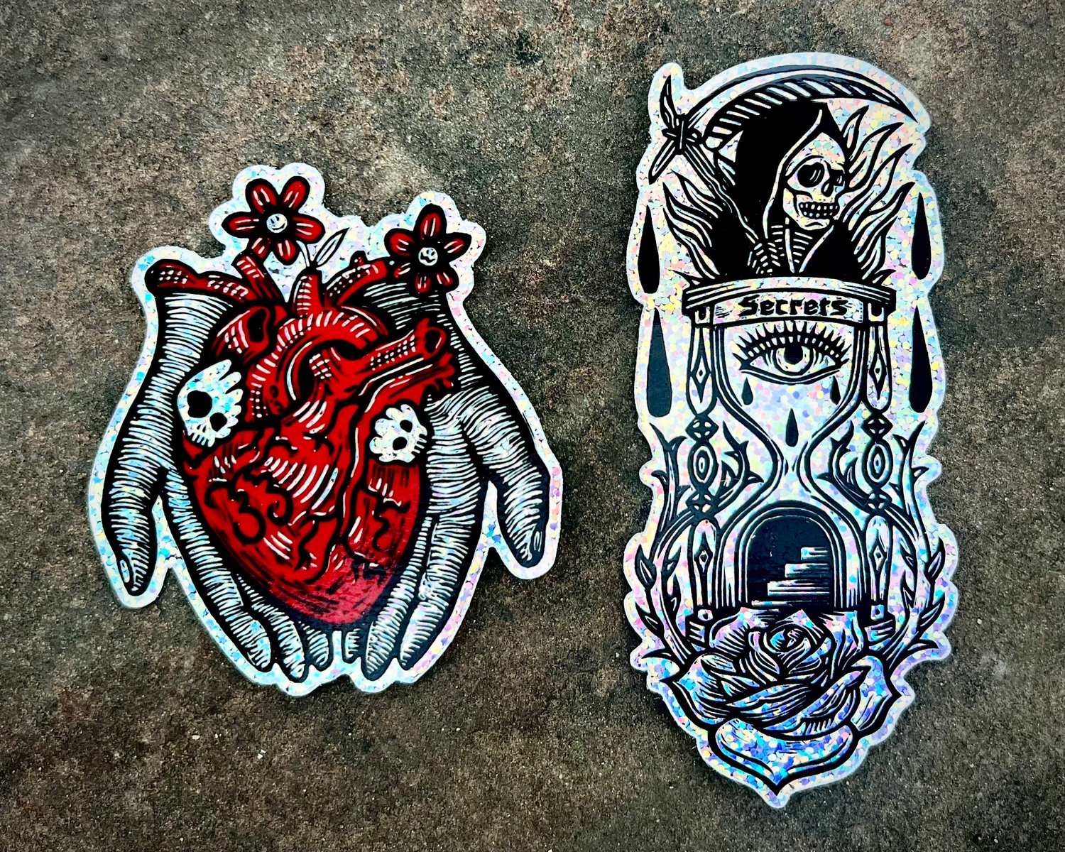 Image of Secret Heart sticker pack