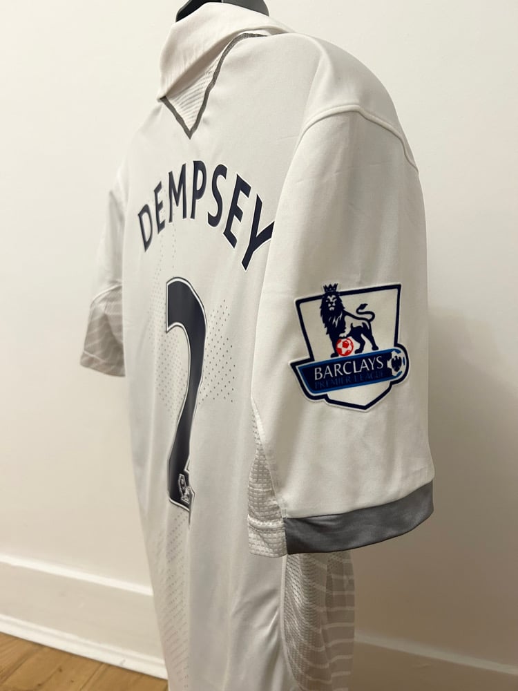 Image of Tottenham Hotspur “DEMPSEY 2” 2012/13 Home Shirt + patches (L)