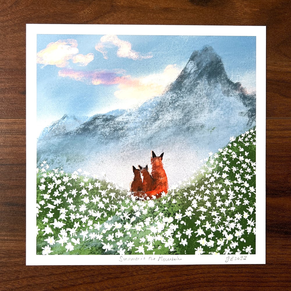 Image of Summer In The Mountains - Archive Quality Print