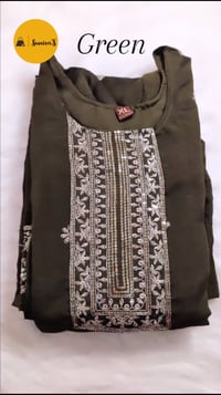 Image 4 of Soft Silk Kurtha Set - Design #14