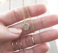 PRAYER DISC NECKLACE