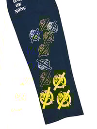 Image 3 of SWEATPANTS V2 - NAVY/WHITE/YELLOW