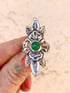 CHRYSOPRASE FLOWER / Size 6.5 Image 5