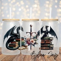 Two Dragons and Book Cup