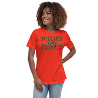 Image 2 of Soldier For Jesus Women's Relaxed T-Shirt