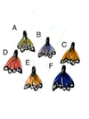 Stained glass Butterfly Wing Pendants 